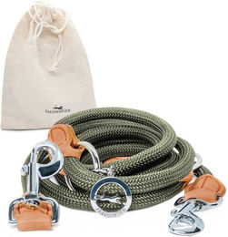 Freudentier Hundeleine aus Leder 2m 3-fach verstellbar - 2 m – Bild 1 von 3