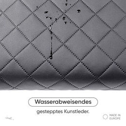 Freudentier Hundematte aus Kunstleder faltbar für unterwegs Grau L-XL – Bild 1 von 1