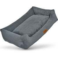 Produktbild von Freudentier Orthopädisches Hundebett aus Cord Grau Größe L