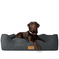 Produktbild von Freudentier orthopädisches Hundebett mit Memory Foam in Grau Größe M
