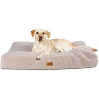 Produktbild von Freudentier Orthopädisches Hundekissen mit Memory Foam aus Teddystoff Grösse M