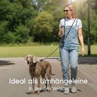 Produktbild von FREUDENTIER Umhängeleine für Hunde aus Leder in Braun 3m
