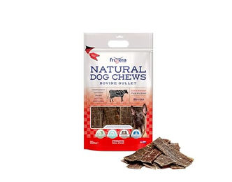 Produktbild von friGERA Dörrfleisch Trockenfleisch für Hunde 1000g glutenfrei und monoproteinreich - 1 kg