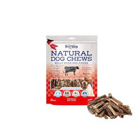 Produktbild von friGERA Ochsenziemerenden 500g – Natürliche Rind Kauartikel für Hunde, Getreidefrei, Glutenfrei und Monoprotein - 500 g