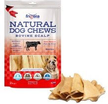 FriGera Rinderkopfhaut 500 g – Getreidefreie Monoprotein Naturkauartikel für Hunde - 500 g – Bild 1 von 2
