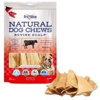 Produktbild von FriGera Rinderkopfhaut 500 g – Getreidefreie Monoprotein Naturkauartikel für Hunde - 500 g