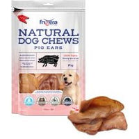 Produktbild von FriGera Schweineohren Monoprotein Naturkauartikel für Hunde 400g - 400 g