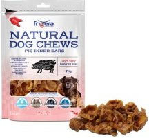 FriGera Schweineohrmuscheln 250g – Natürliche Monoprotein-Kaukunstikel für Hunde, getreidefrei und glutenfrei - 250 g – Bild 1 von 2