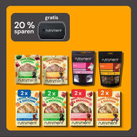 Produktbild von FrischeBARF Probierpaket mit Rind, Huhn, Lamm, Lachs und Wild