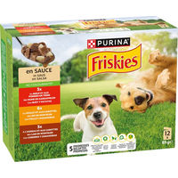 Produktbild von Friskies Katzenfutter Adult Stückchen in Sauce mit Rind, Huhn und Lamm 12 x 85 g