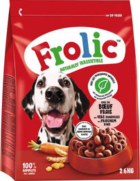 Produktbild von Frolic Complete Hundefutter mit frischem Rind Monoprotein 2,6 kg