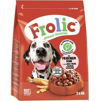 Produktbild von Frolic Hundefutter Rind 3x2,6 kg Beutel ohne Farb- und Aromastoffe und ohne Zucker