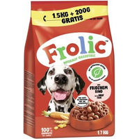 Produktbild von Frolic Hundefutter Rind Beutel 1,7kg ohne Farb- und Aromastoffe sowie ohne Zucker