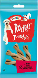 Produktbild von Frolic Hundesnack Rodeo Twistos Rind Kausnack mit hohem Fleischanteil 105g - 6 x 105 g