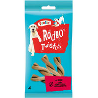 Produktbild von Frolic Hundesnack Rodeo Twistos Rind Kausnack mit hohem Fleischanteil 105g - 6 x 105 g