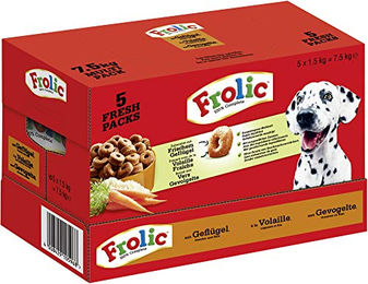 Frolic Hundetrockenfutter Adult mit Geflügel, Gemüse und Reis für mittlere Hunde – Bild 1 von 4