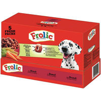 Produktbild von Frolic Hundetrockenfutter Adult Rind mit Karotten und Gemüse 7,5kg - 5 x 1,5 kg