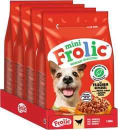 Frolic Mini Beutel Geflügel Trockenfutter für erwachsene Hunde 4 x 1,5kg – Bild 1 von 2