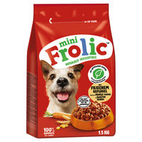 Produktbild von Frolic Mini Complete Trockenfutter für kleine Hunde Adult mit frischem Geflügel 1,5 kg - 1,5 kg