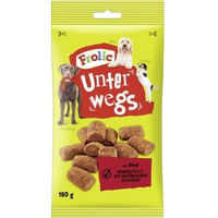 Produktbild von Frolic Unterwegs Belohnungssnack Rind 9x180g für Hunde