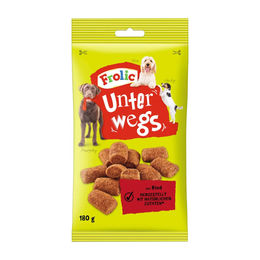 Produktbild von Frolic Unterwegs Belohnungssnack Rind für Hunde Adult 180 g - 9 x 180 g
