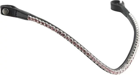 Produktbild von Frontal Montar Fair Trense aus Kunstleder für Vollblut in Schwarz oder Rosa