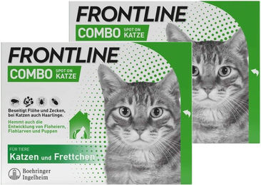Frontline Combo Spot on Floh- und Zeckenschutz für Katzen 2 x 6 Pipetten – Bild 1 von 1