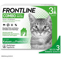 Produktbild von Frontline Combo Spot on Floh- und Zeckenschutz für Katzen 3 Pipetten