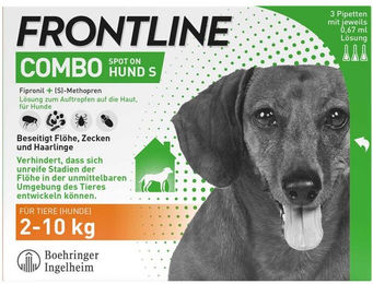 Frontline Combo Spot On für Hunde gegen Zecken und Flöhe 2-10 kg – Bild 1 von 2