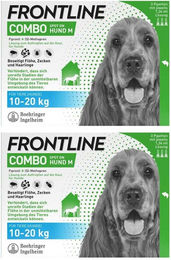 Produktbild von Frontline Combo Spot-On für Hunde und Heim gegen Zecken und Flöhe für Welpen mittlerer Rassen