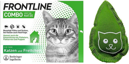 Produktbild von Frontline Combo Spot-On für Katzen gegen Flöhe und Zecken