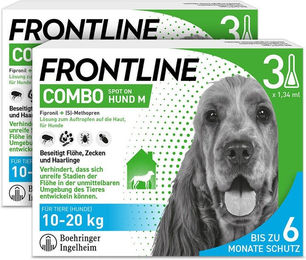 Frontline Combo Spot-on gegen Flöhe und Zecken für Hunde mittlerer Rassen 10-20kg – Bild 1 von 2