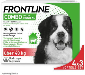 Frontline Combo Spot-On gegen Flöhe und Zecken für Hunde über 40kg – Bild 1 von 2