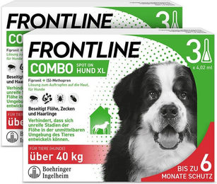 Frontline Combo Spot-on gegen Flöhe und Zecken für Hunde über 40kg Riesenrassen – Bild 1 von 3