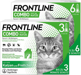 Produktbild von Frontline Combo Spot-On gegen Flöhe und Zecken für Katzen und Kitten