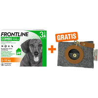 Produktbild von Frontline Combo Spot on Hund 2-10 kg 3 Pipetten inklusive Hundekotbeutelspender