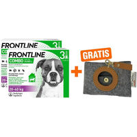 Produktbild von Frontline Combo Spot on Hund 20-40 kg 2 x 3 Pipetten inklusive Hundekotbeutelspender