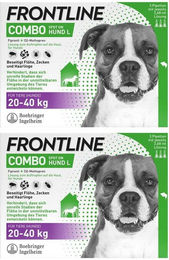 Produktbild von Frontline Combo Spot On Hund L 20-40 kg gegen Zecken und Flöhe