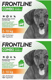 Produktbild von Frontline Combo Spot On Hund S 2-10 kg gegen Zecken und Flöhe