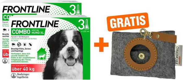 Frontline Combo Spot on Hund XL 40-60 kg 3 x 2 Pipetten – Bild 1 von 1