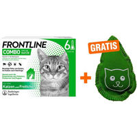 Produktbild von Frontline Combo Spot on Katzen Floh- und Zeckenschutz 6 Pipetten inklusive Baldriankissen für Katzen