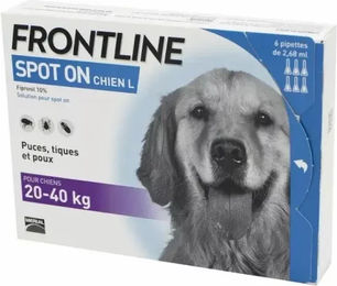Produktbild von Frontline Spot-On Antiparasit für Hunde 20-40 kg 6er Packung