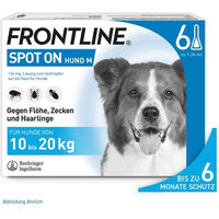 Produktbild von Frontline Spot On Floh- und Zeckenschutz für Hunde 10-20 kg 6 Pipetten