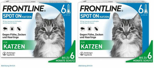 Frontline Spot-On für Katzen gegen Zecken und Flöhe – Bild 1 von 1