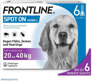 Frontline Spot On Hund 20-40 kg 6 Pipetten – Bild 1 von 1