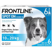 Produktbild von Frontline Spot On Hund gegen Zecken, Flöhe und Haarlinge 6er Packung