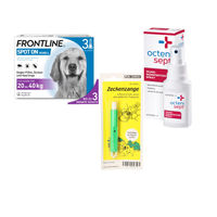 Produktbild von Frontline Spot-On Zecken-Set für Hunde 20-40 kg