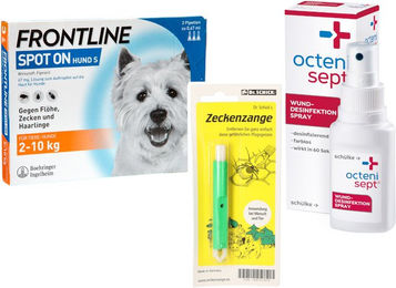 Produktbild von Frontline Spot-On Zecken- und Flohschutz für kleine Hunde 2-10 kg für alle Altersstufen