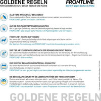 Produktbild von Frontline Spot-On zur Anwendung bei Katzen gegen Zecken und Flöhe 6 Pipetten