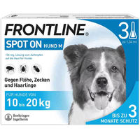 Produktbild von Frontline Spot-On zur Bekämpfung von Zecken, Flöhen und Haarlingen für Hunde 10-20 kg 3er Packung